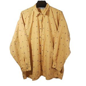 VTG Mission Bay L/S Button Up Shirt 20W Southwest Cottagecore Boho Paisley